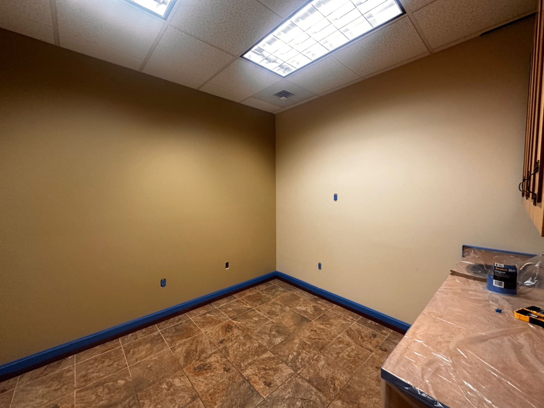 Commercial Interior Makeover — Prep