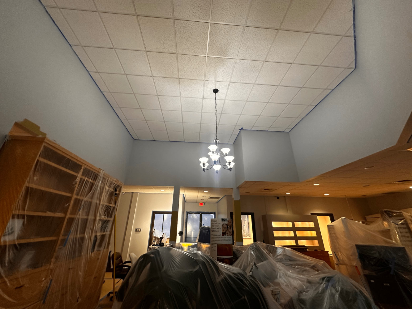 Commercial Interior Makeover — In Progress