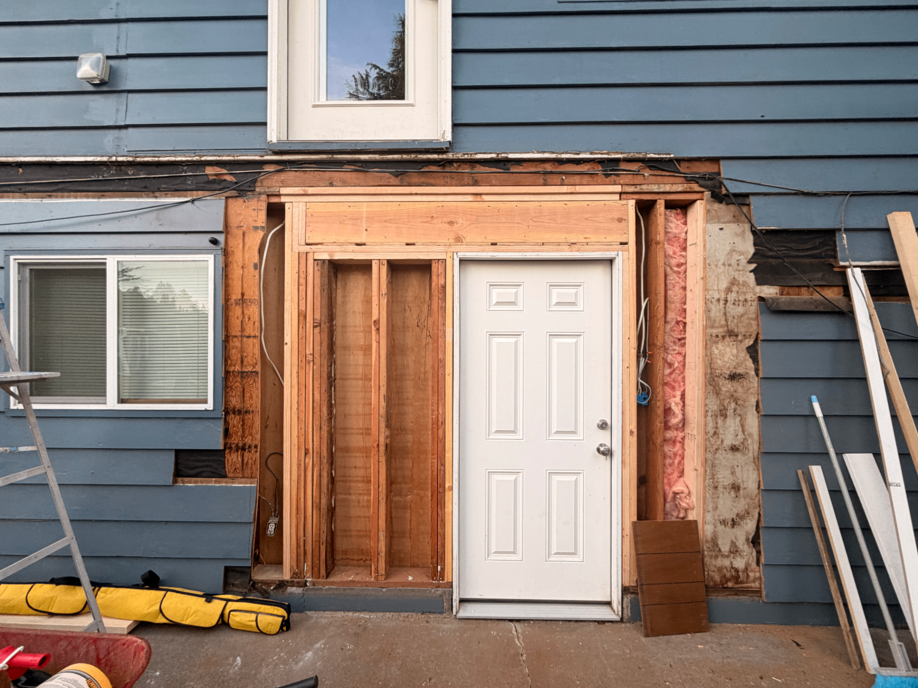 Rotten Beam and Siding Replacement — Tear-out