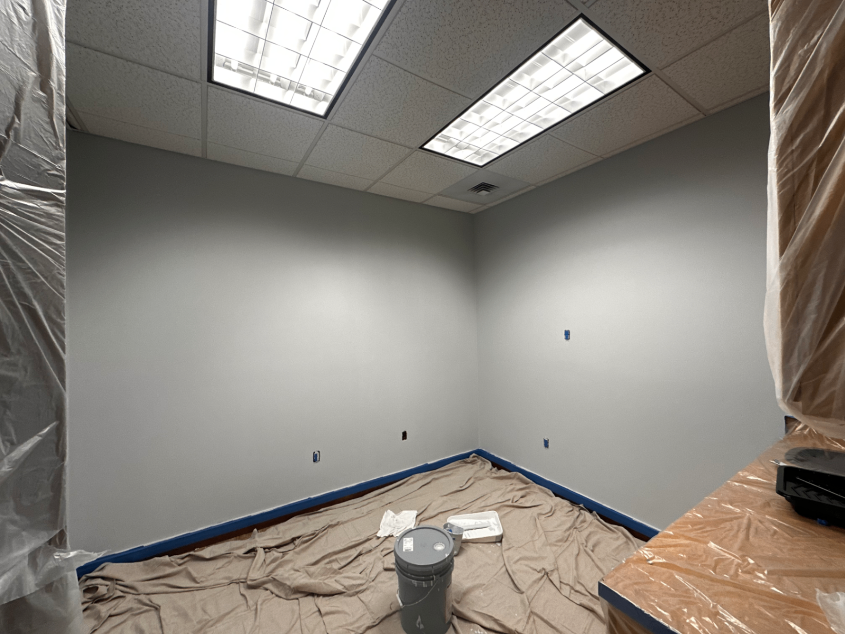 Commercial Interior Makeover — In Progress